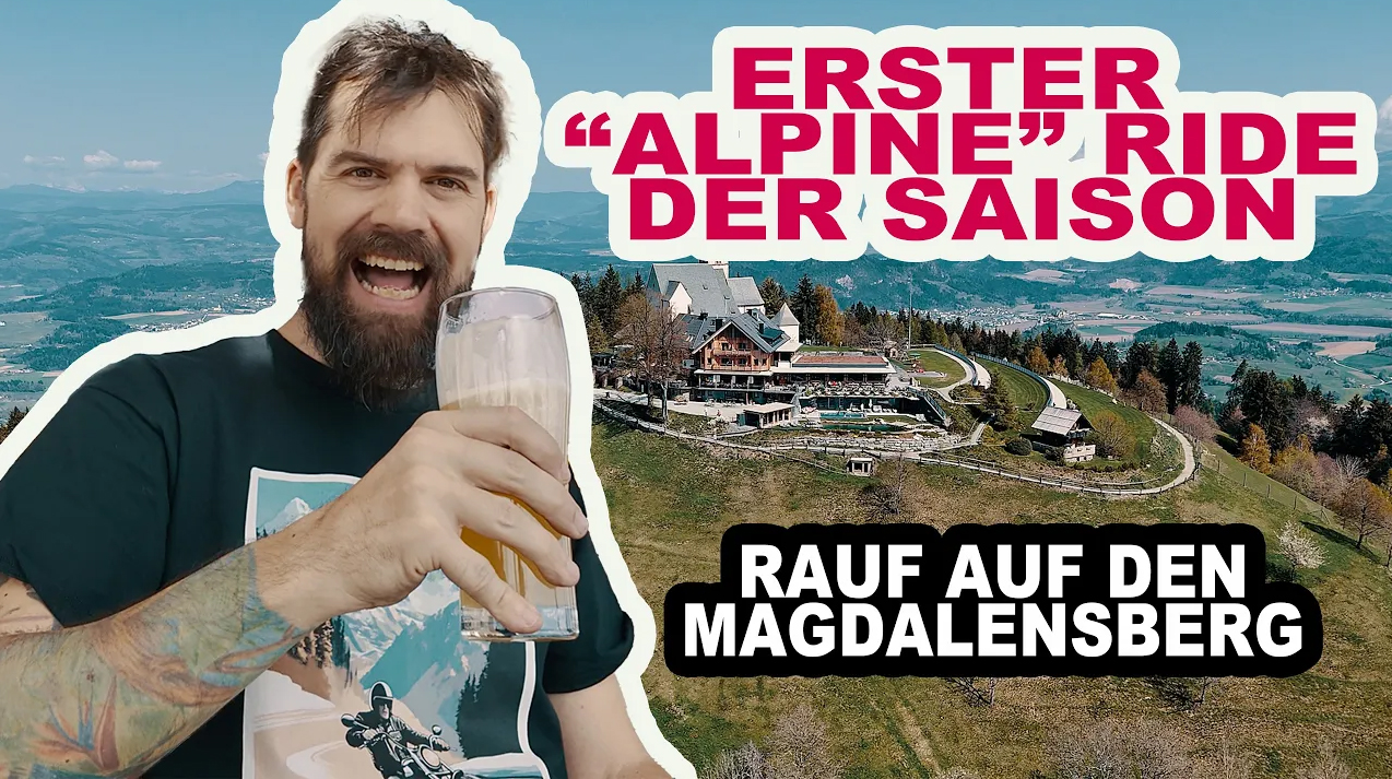 Erste Ausfahrt auf den Magdalensberg
