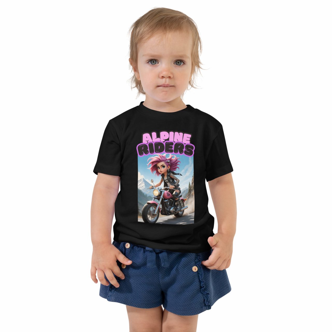 Alpine Riders Kids: Kleine Abenteurer, große Träume Kurzärmeliges Baby-T-Shirt – Bild 2