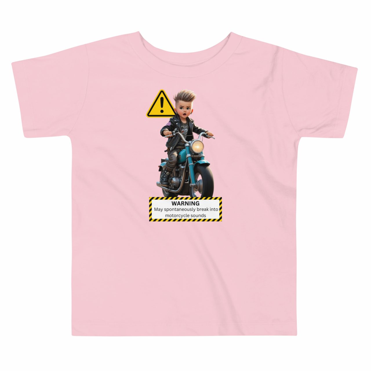 Warning Kurzärmeliges Baby-T-Shirt – Bild 2