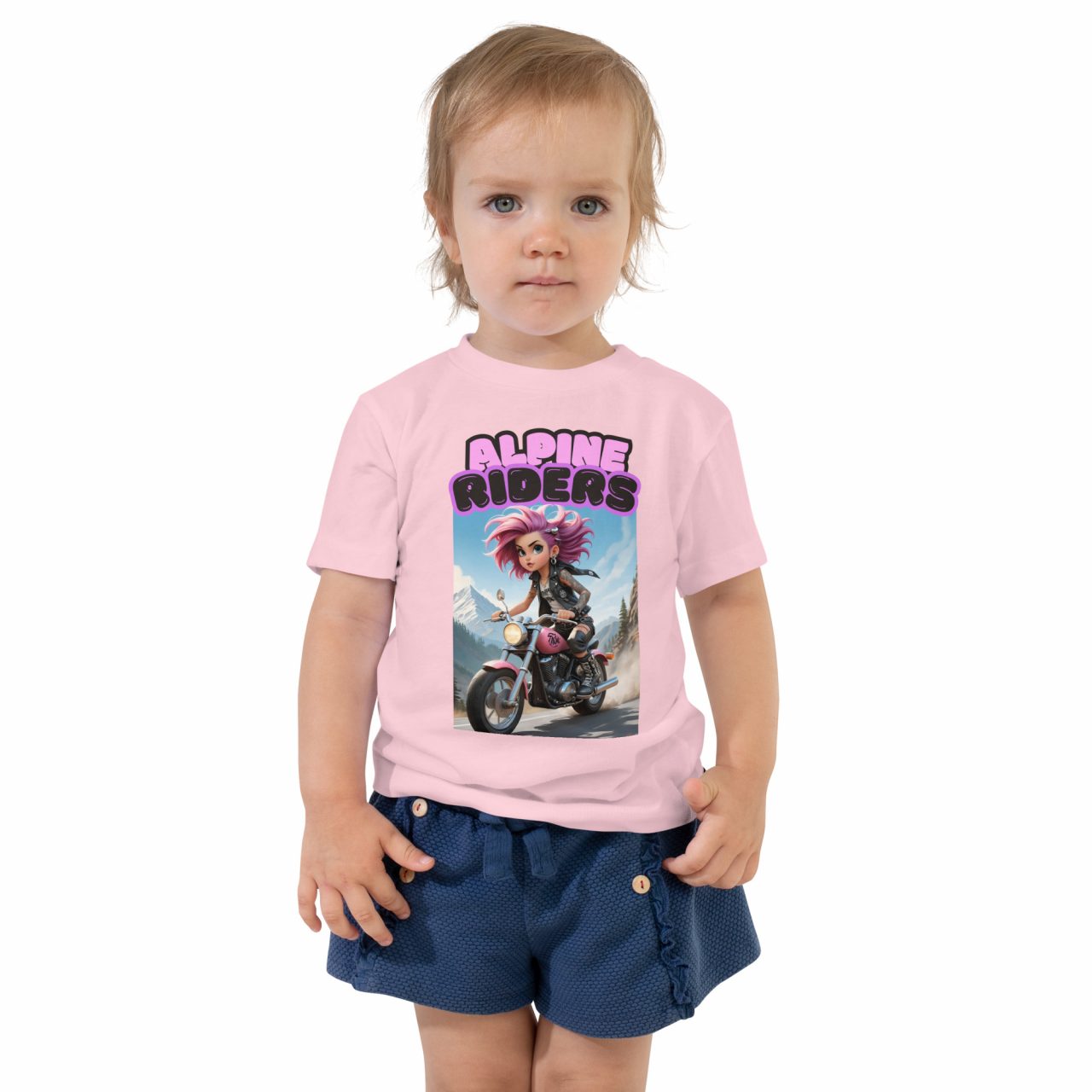 Alpine Riders Kids: Kleine Abenteurer, große Träume Kurzärmeliges Baby-T-Shirt – Bild 3