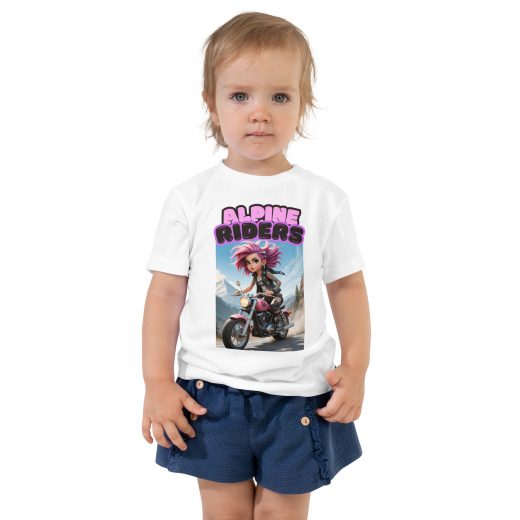 Alpine Riders Kids: Kleine Abenteurer, große Träume Kurzärmeliges Baby-T-Shirt