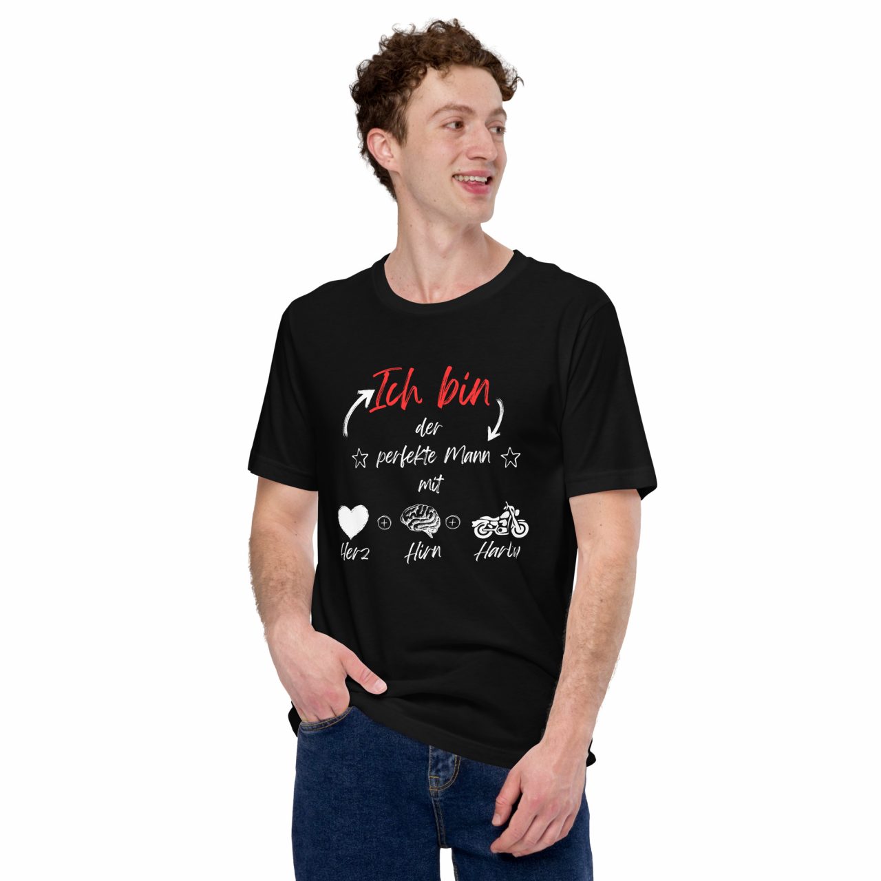 Ich bin der perfekte Mann Unisex-T-Shirt