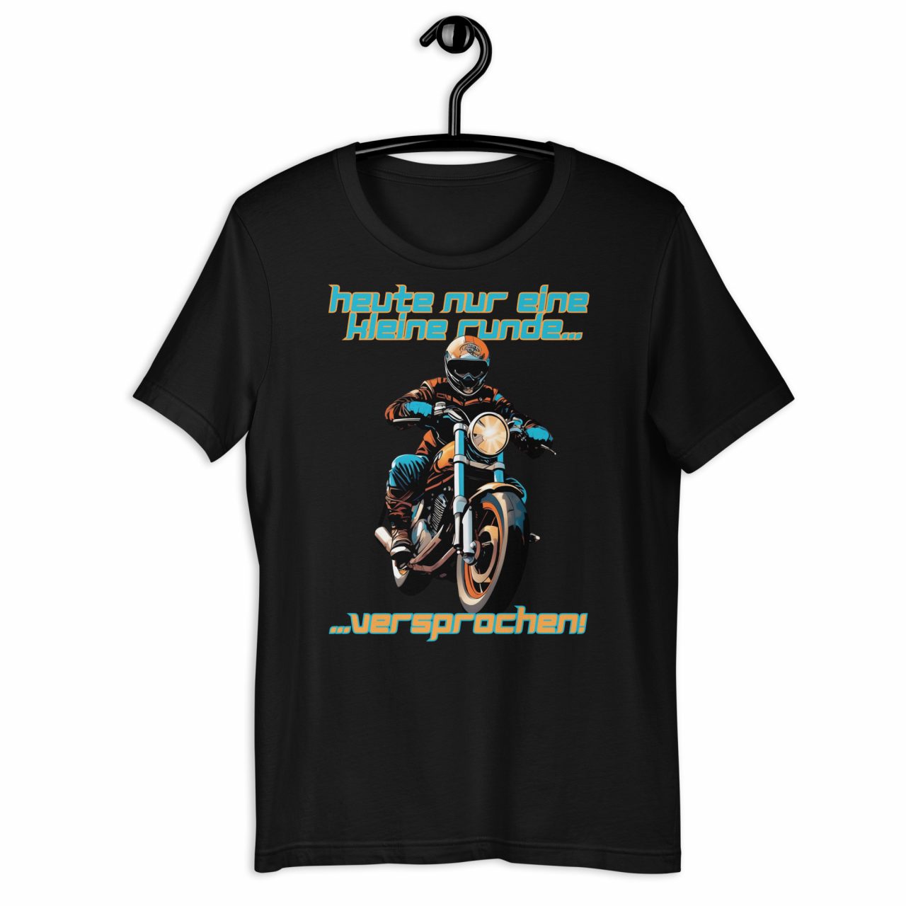 Heute nur eine kleine Runde Unisex-T-Shirt schwarz
