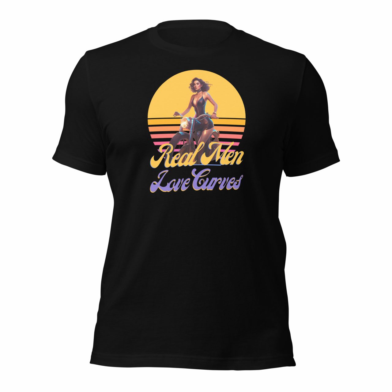 Real Men Love Curves Unisex-T-Shirt – Bild 3