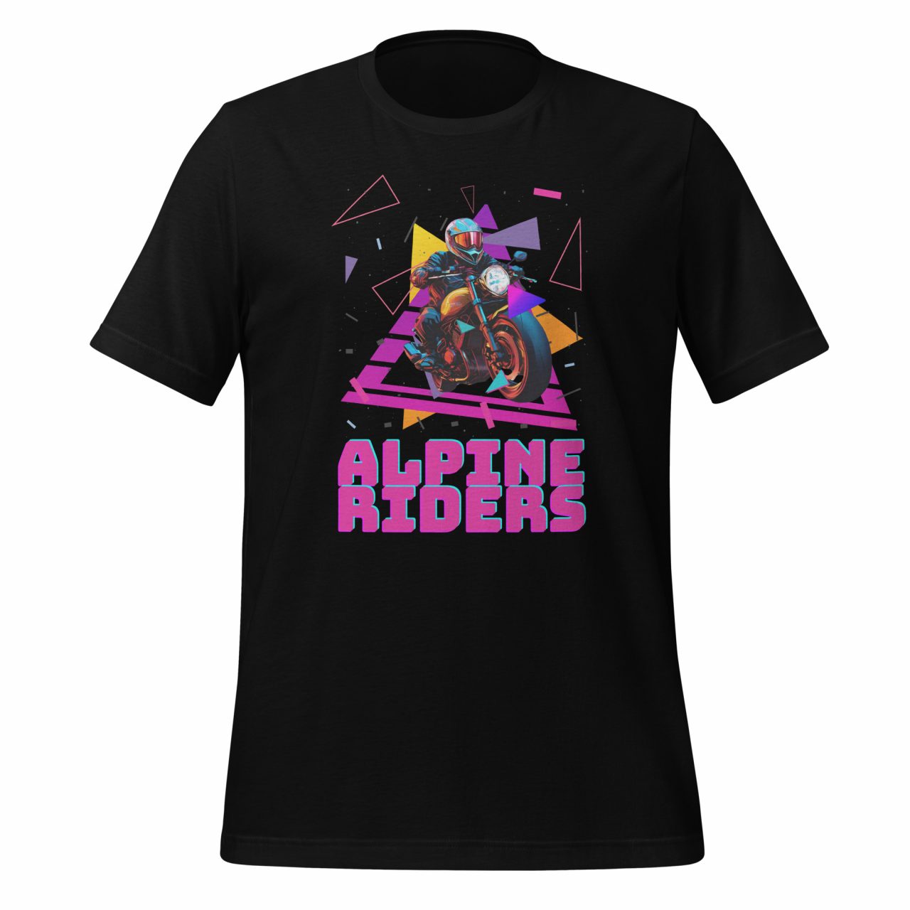 Alpine Riders Neon Unisex-T-Shirt – Bild 2