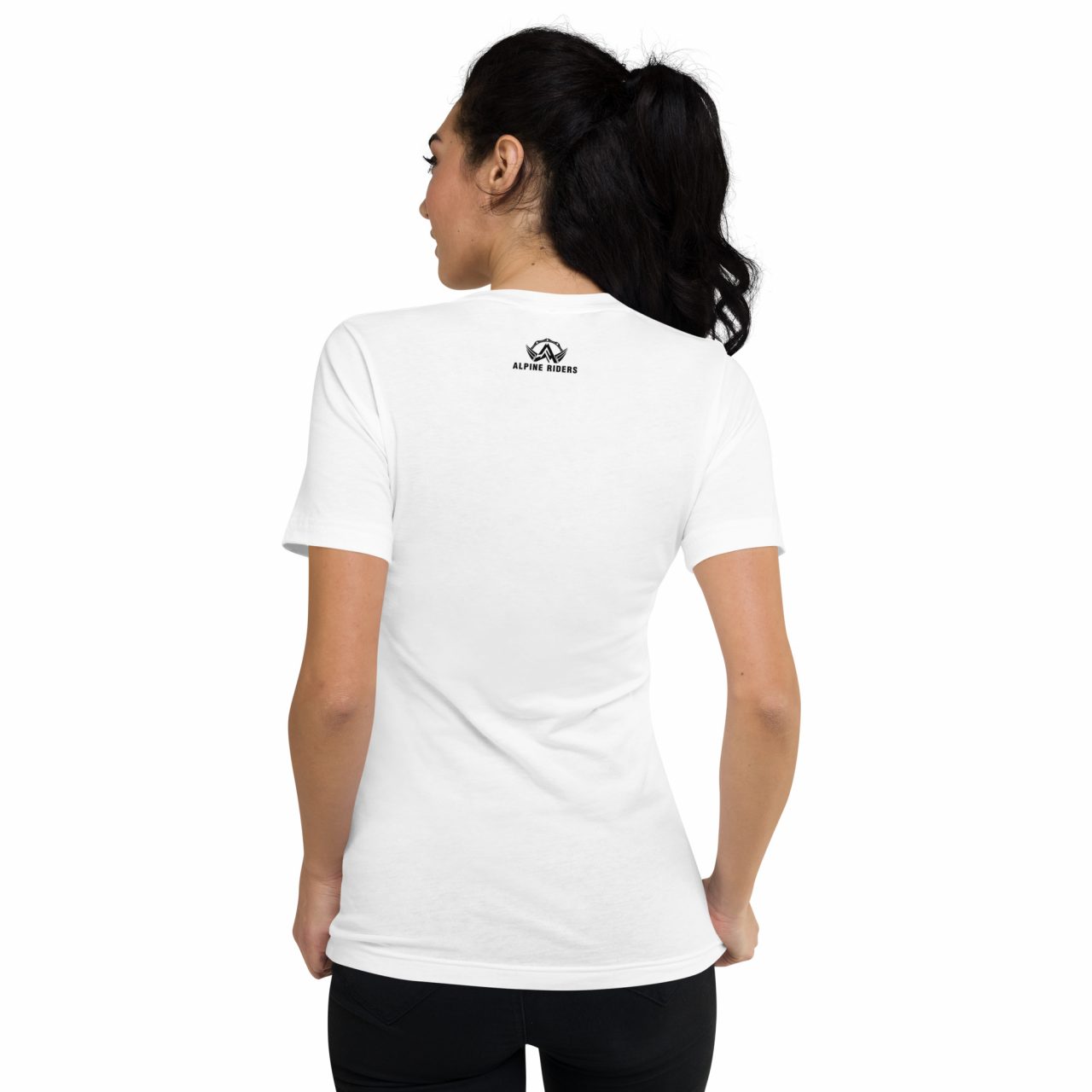 Das Böse Kurzärmeliges Unisex-T-Shirt mit V-Ausschnitt schwarz – Bild 8