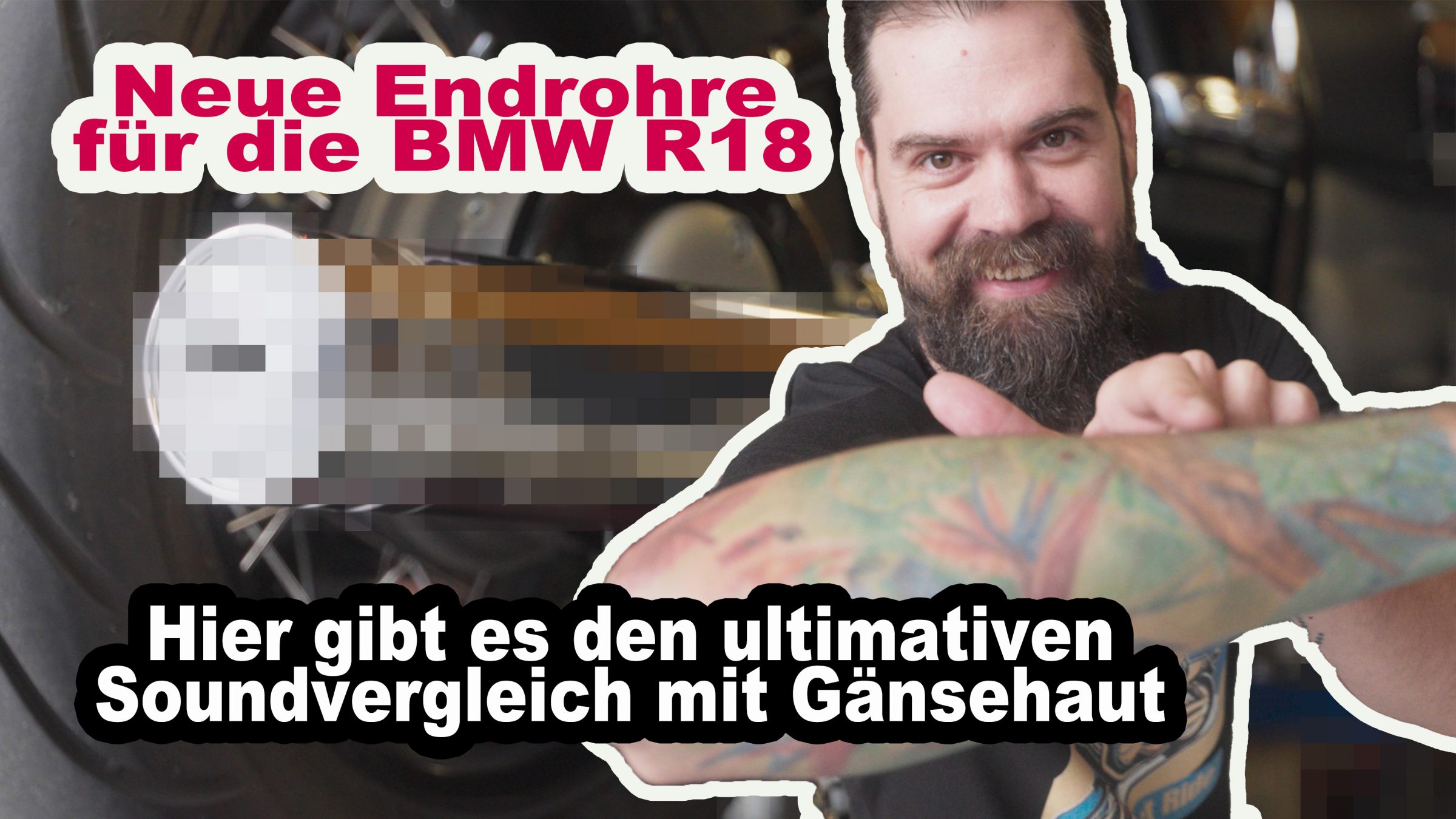 Neuer Auspuff für die BMW R18