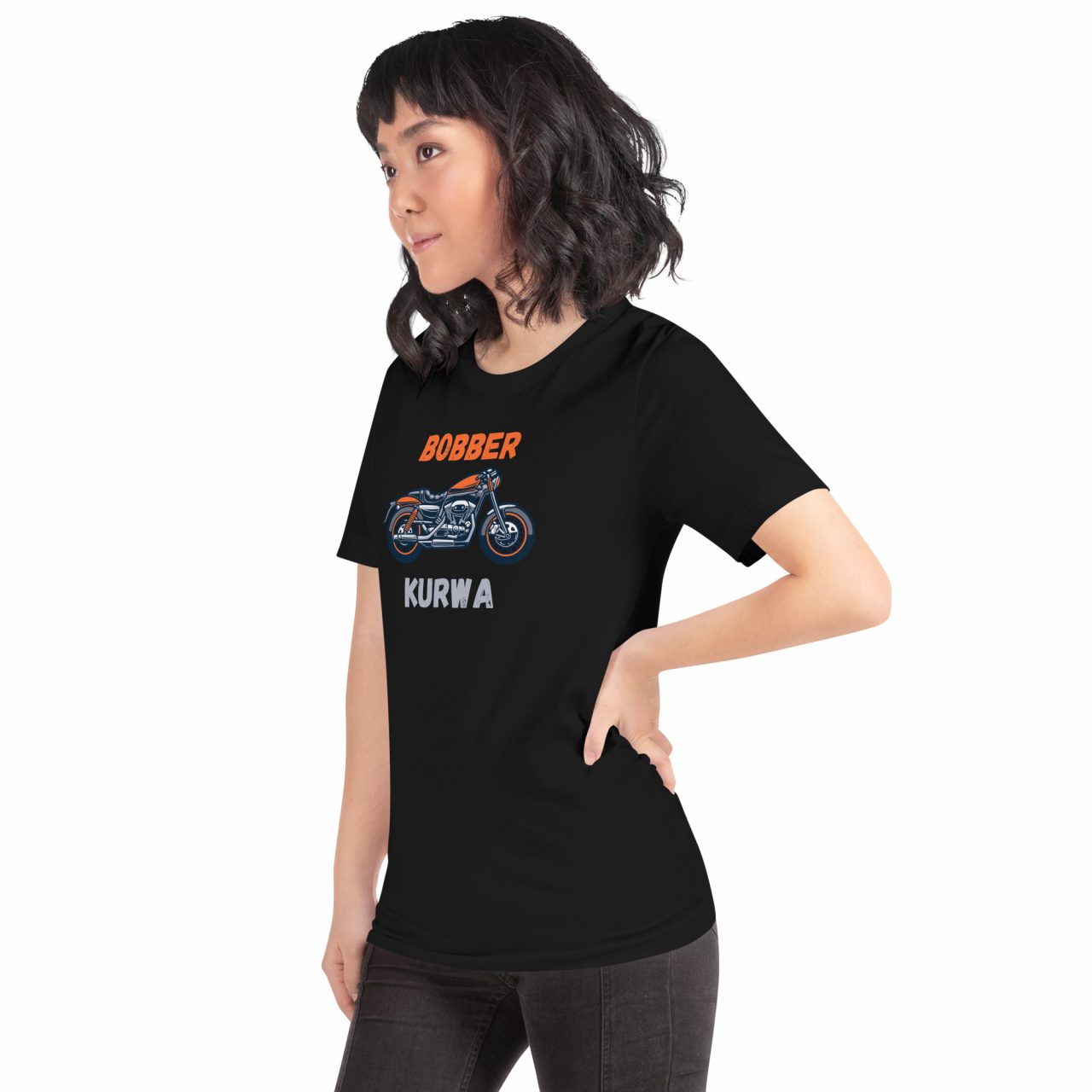 Unisex-T-Shirt Bobber Kurwa V2 – Bild 3