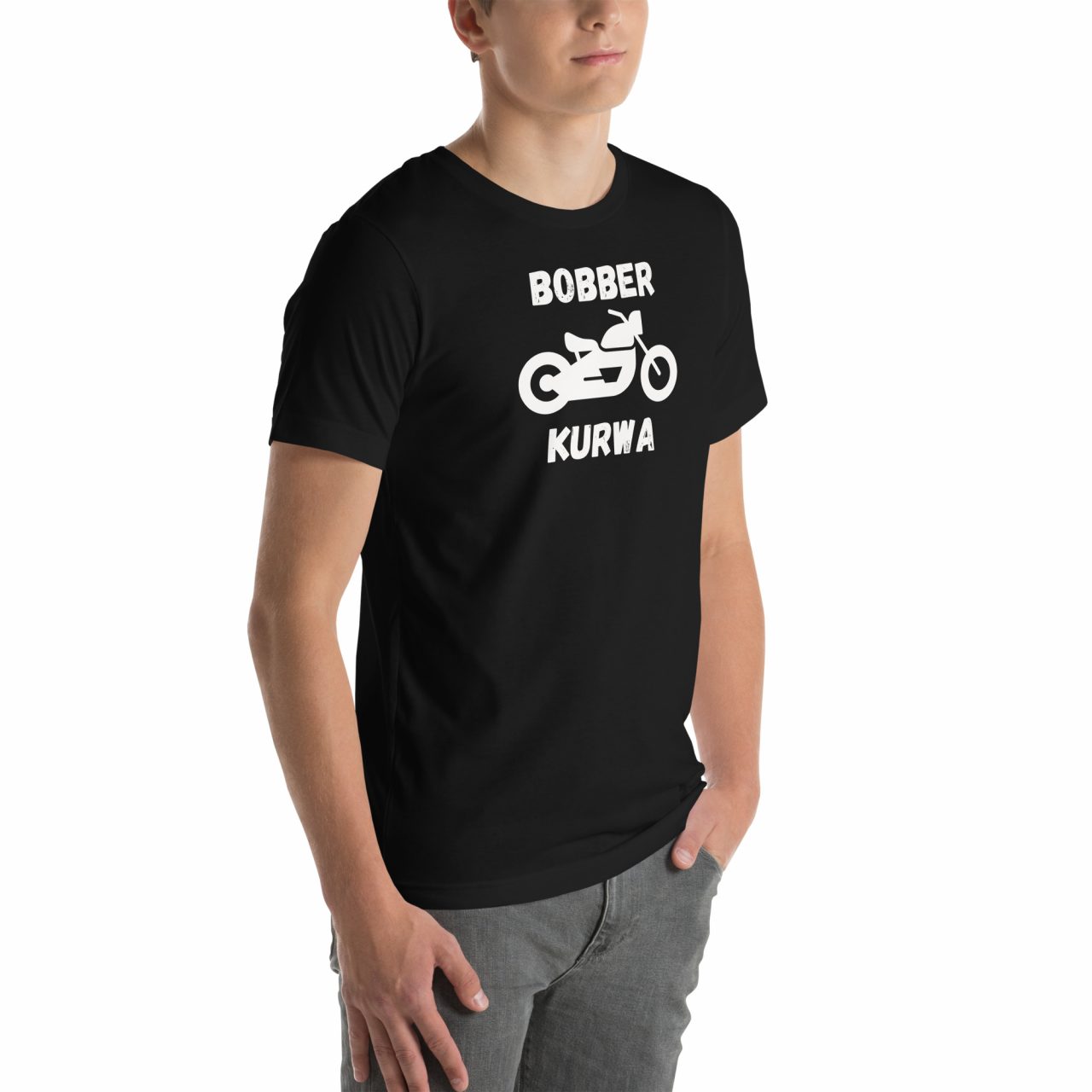 Unisex-T-Shirt Bobber Kurwa – Bild 2