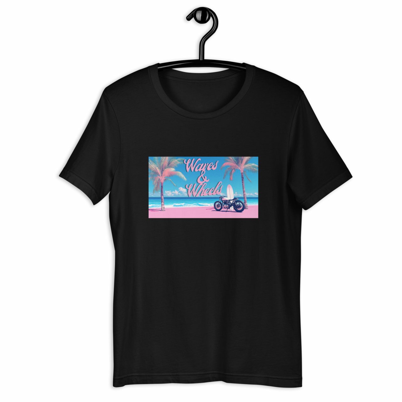 Waves & Wheels Unisex-T-Shirt – Bild 4