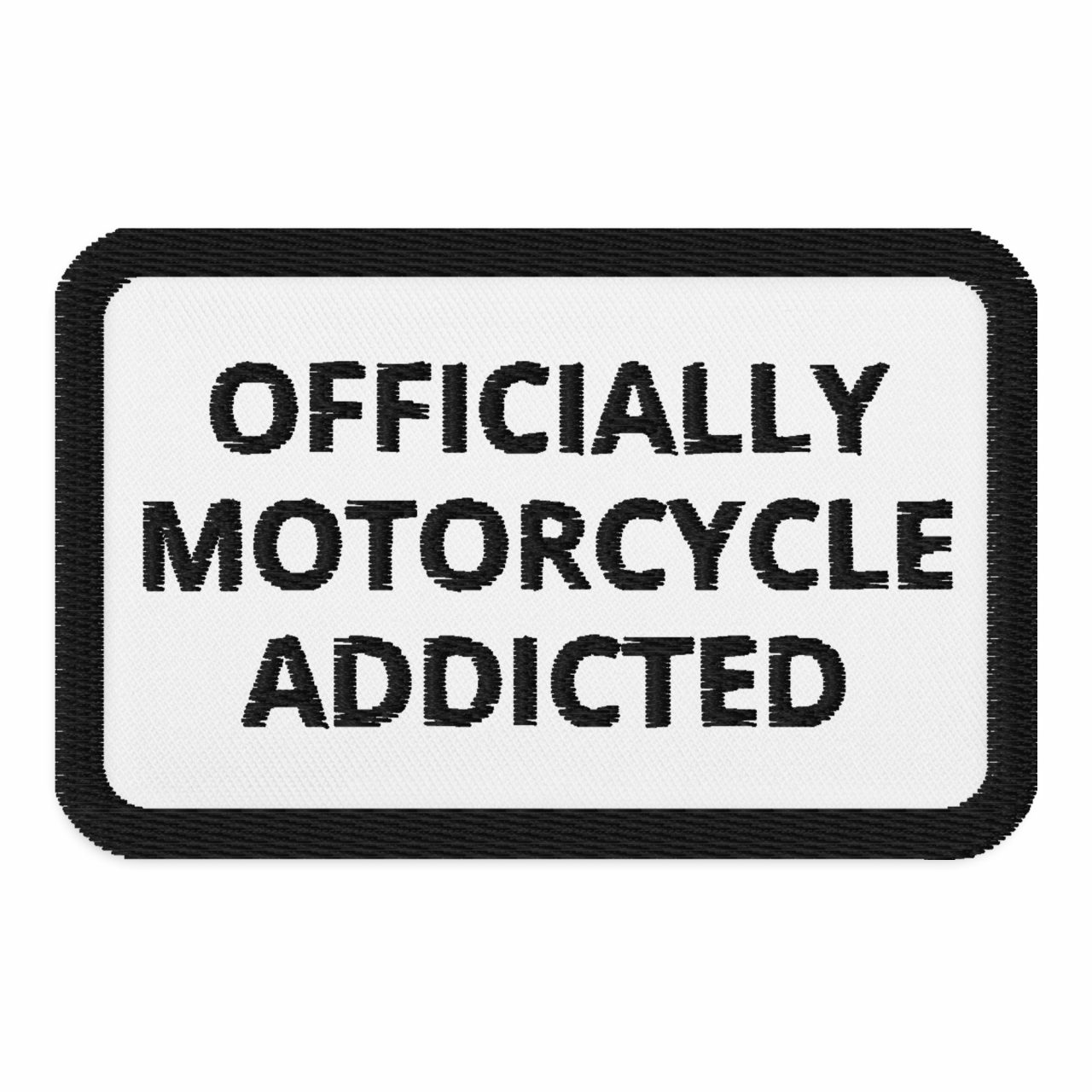 Officially Motorcycle Addicted Gestickte Aufnäher – Bild 2
