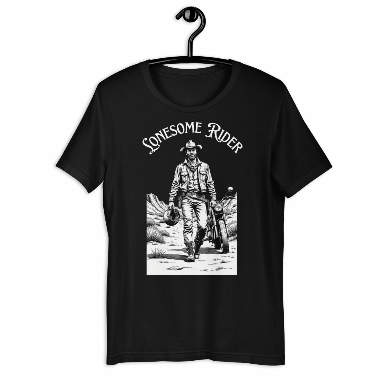 Lonesome Rider Unisex-T-Shirt – Bild 3