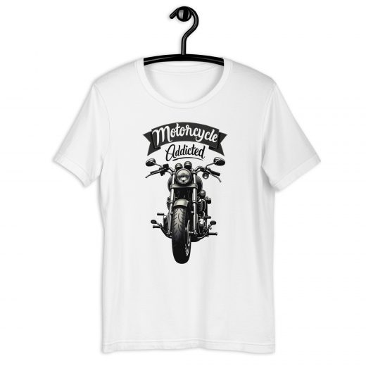 Motorcycle addicted Unisex-T-Shirt