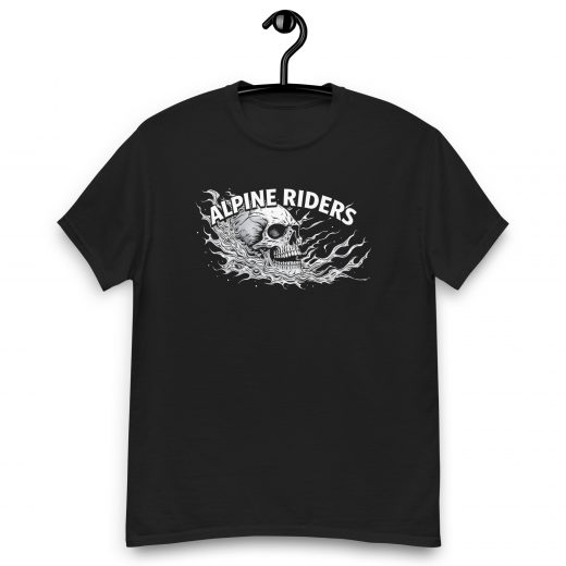 Alpine Riders Skull Klassisches Unisex T-Shirt