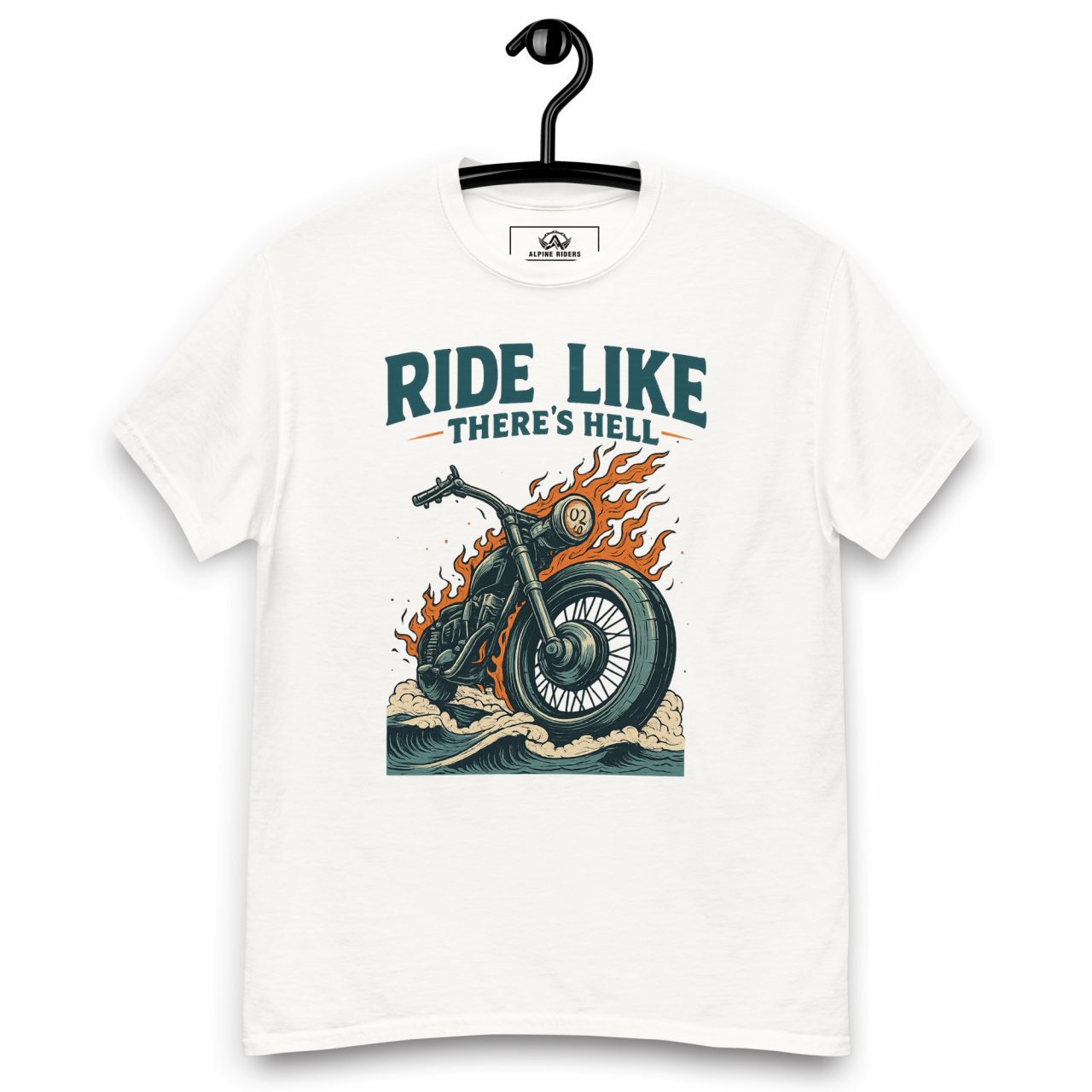 Ride Like There's Hell Klassisches Unisex T-Shirt – Bild 2
