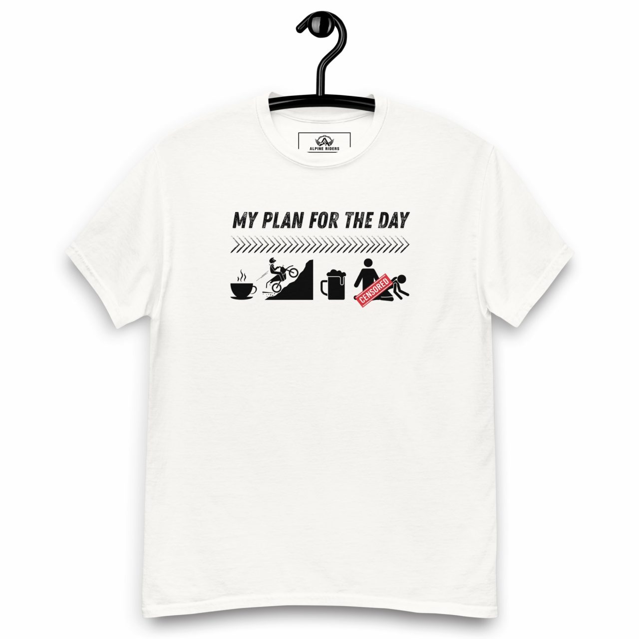 My Plan for the day Offroad Klassisches Unisex T-Shirt – Bild 2