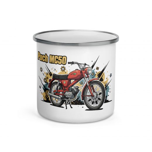 Puch MC 50 Emailletasse