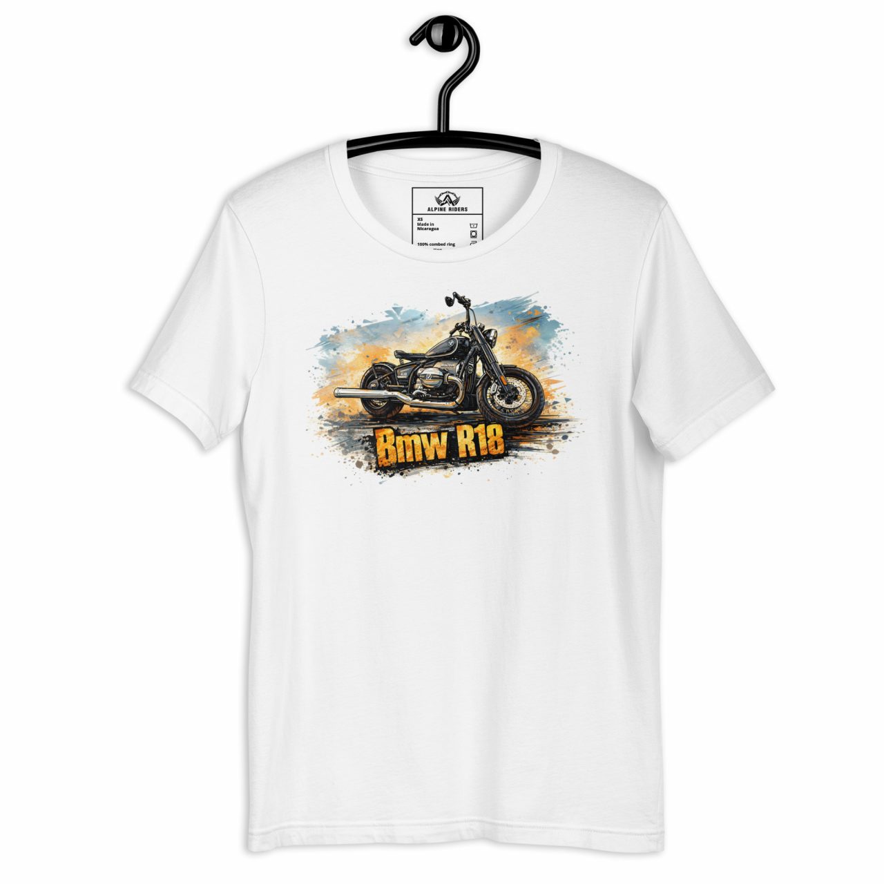 Alpine Riders Support T-Shirt โ BMW R18 Cartoon Edition