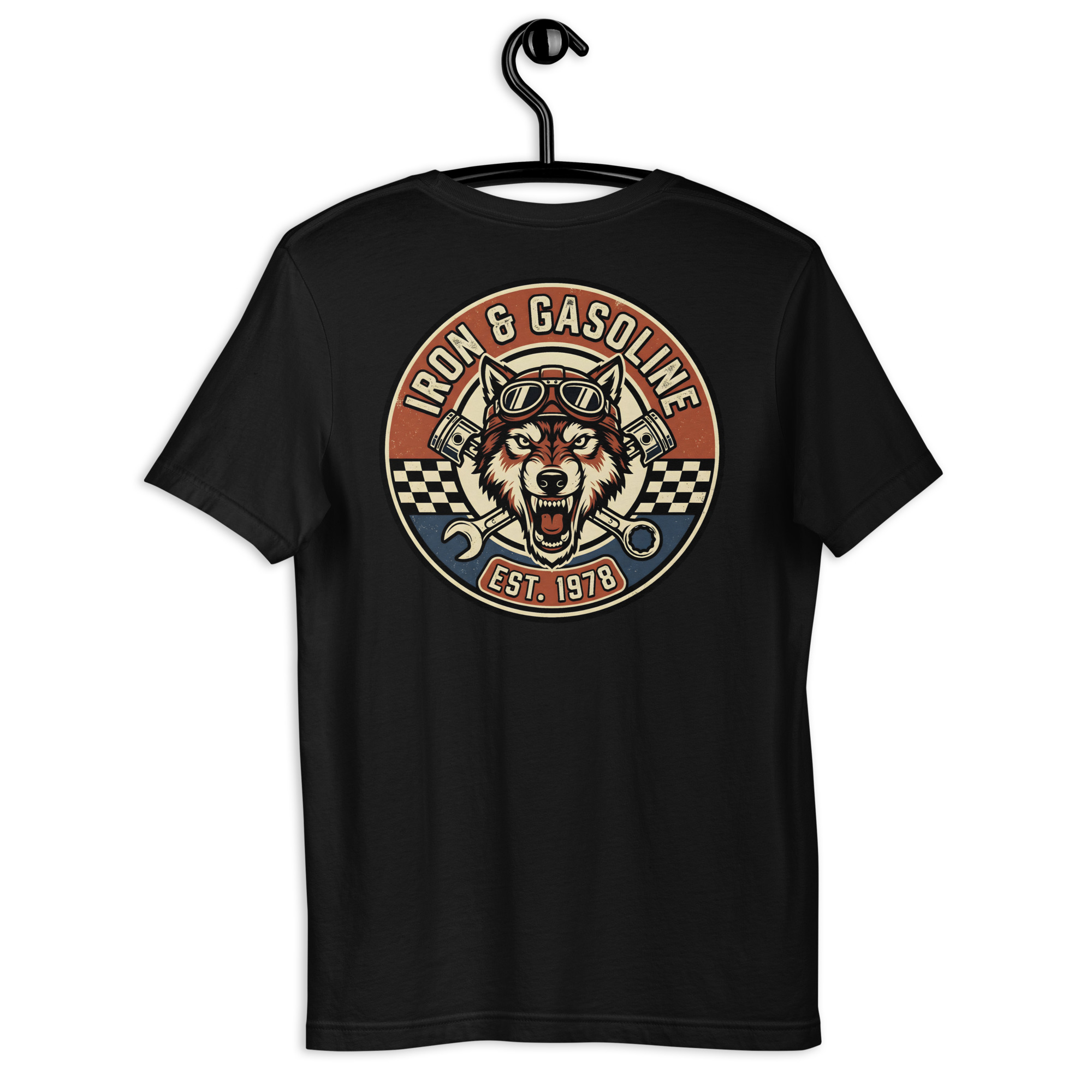 T-Shirt „Iron & Gasoline – Est. 1978“