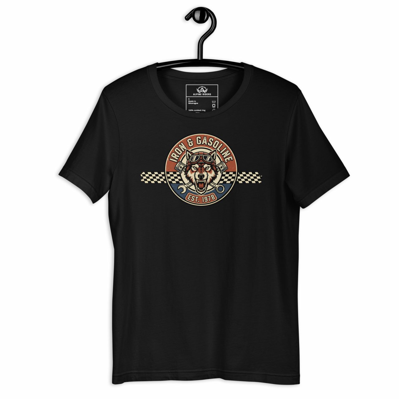 T-Shirt „Iron & Gasoline – Est. 1978“ Front