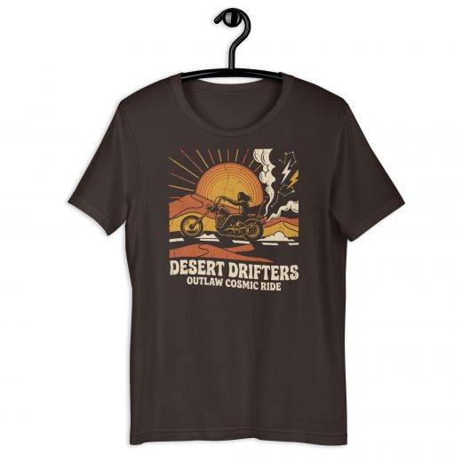 Biker T-Shirt „Desert Drifters – Outlaw Cosmic Ride“